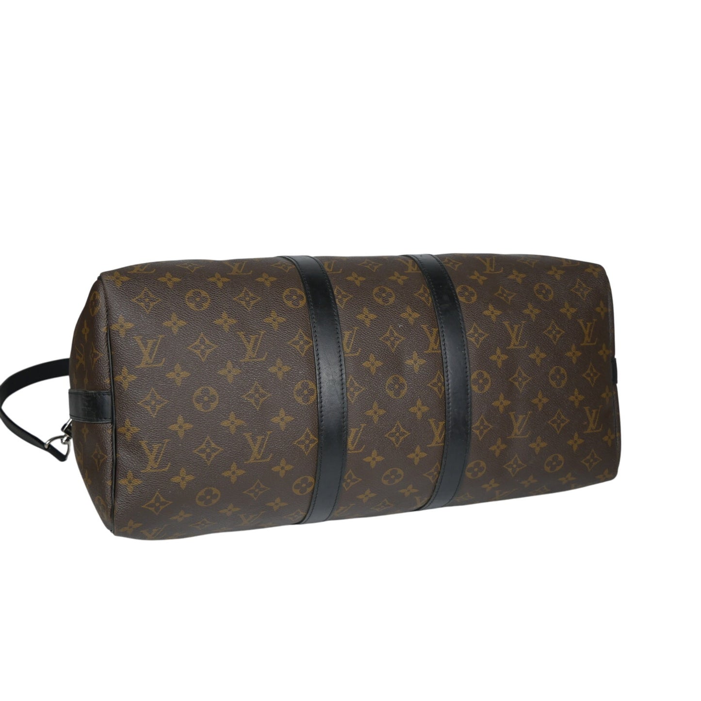 Louis Vuitton Bordeaux Macassar Canvas Keepall Bandouliere