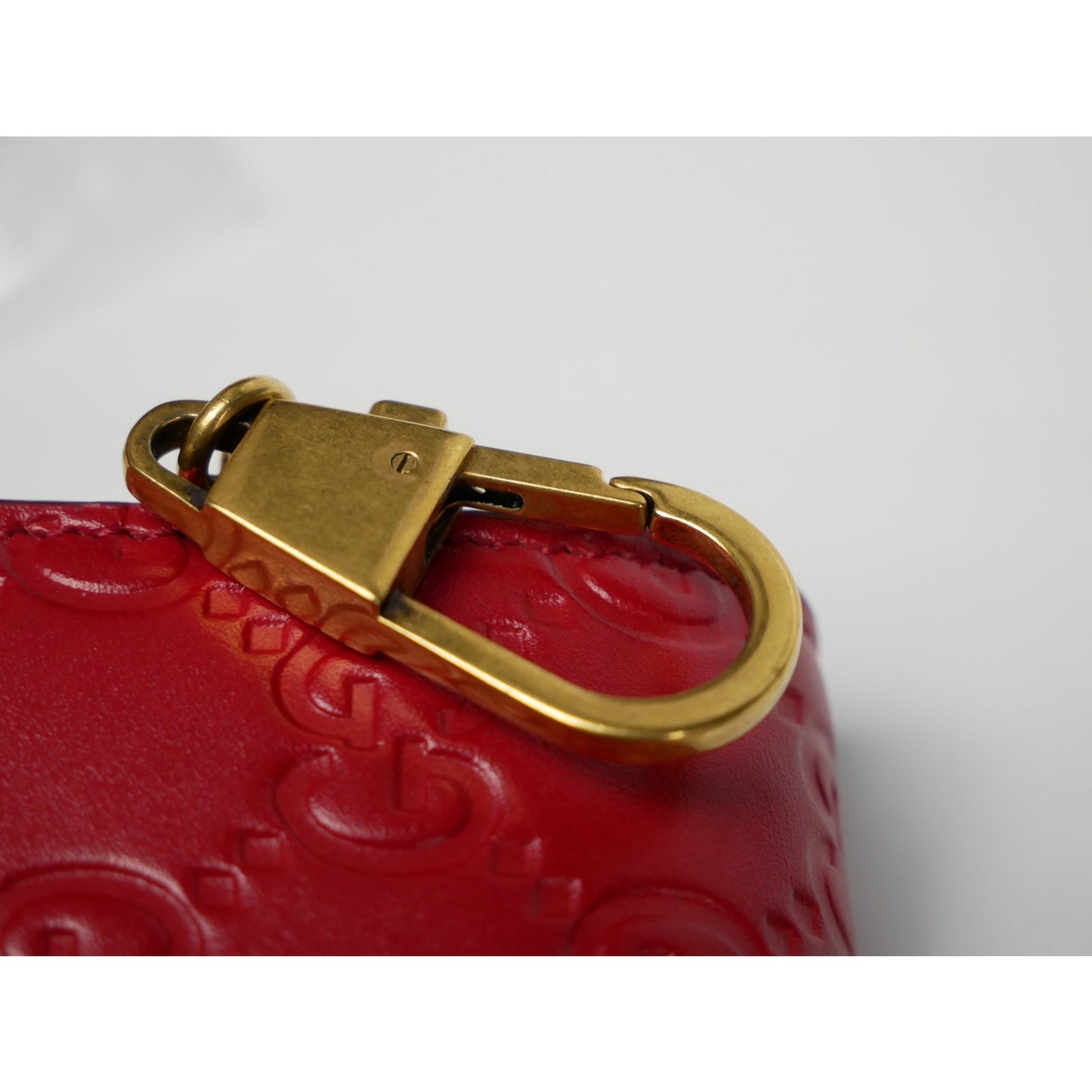 Gucci Red Supreme Mini Crystal Cherry Bag