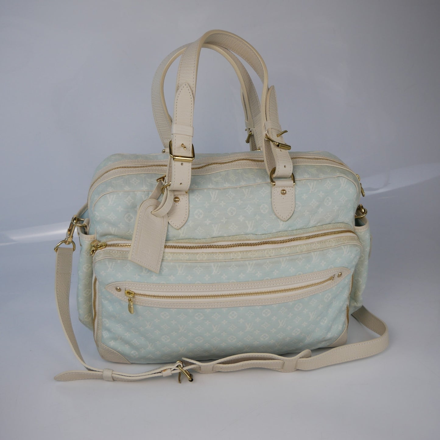 Louis Vuitton Denim Minilin Nappy Bag