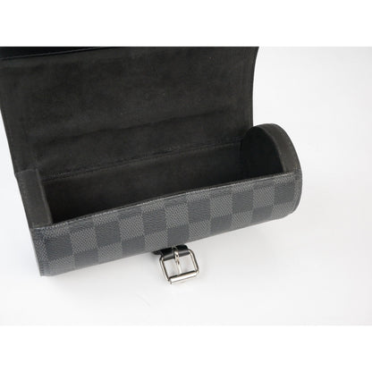 Louis Vuitton Damier Graphite Canvas 3 Watches Case