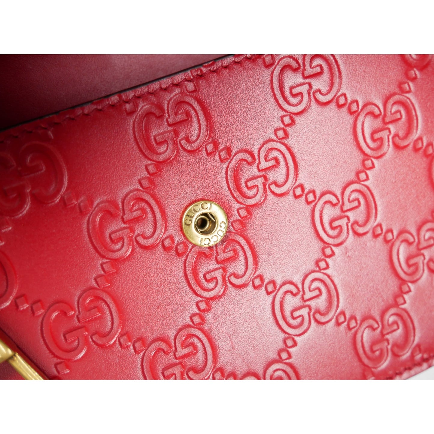 Gucci Red Supreme Mini Crystal Cherry Bag