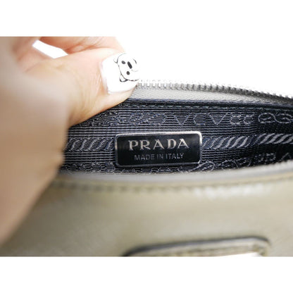 Prada Nube Leather Shoulder Crossbody