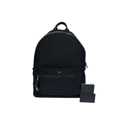 Dior Logo Backpack Matte Black Shoulder Bag