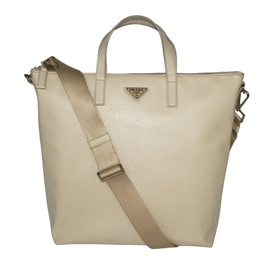 Prada Saffiano Leather Travel Tote Bag