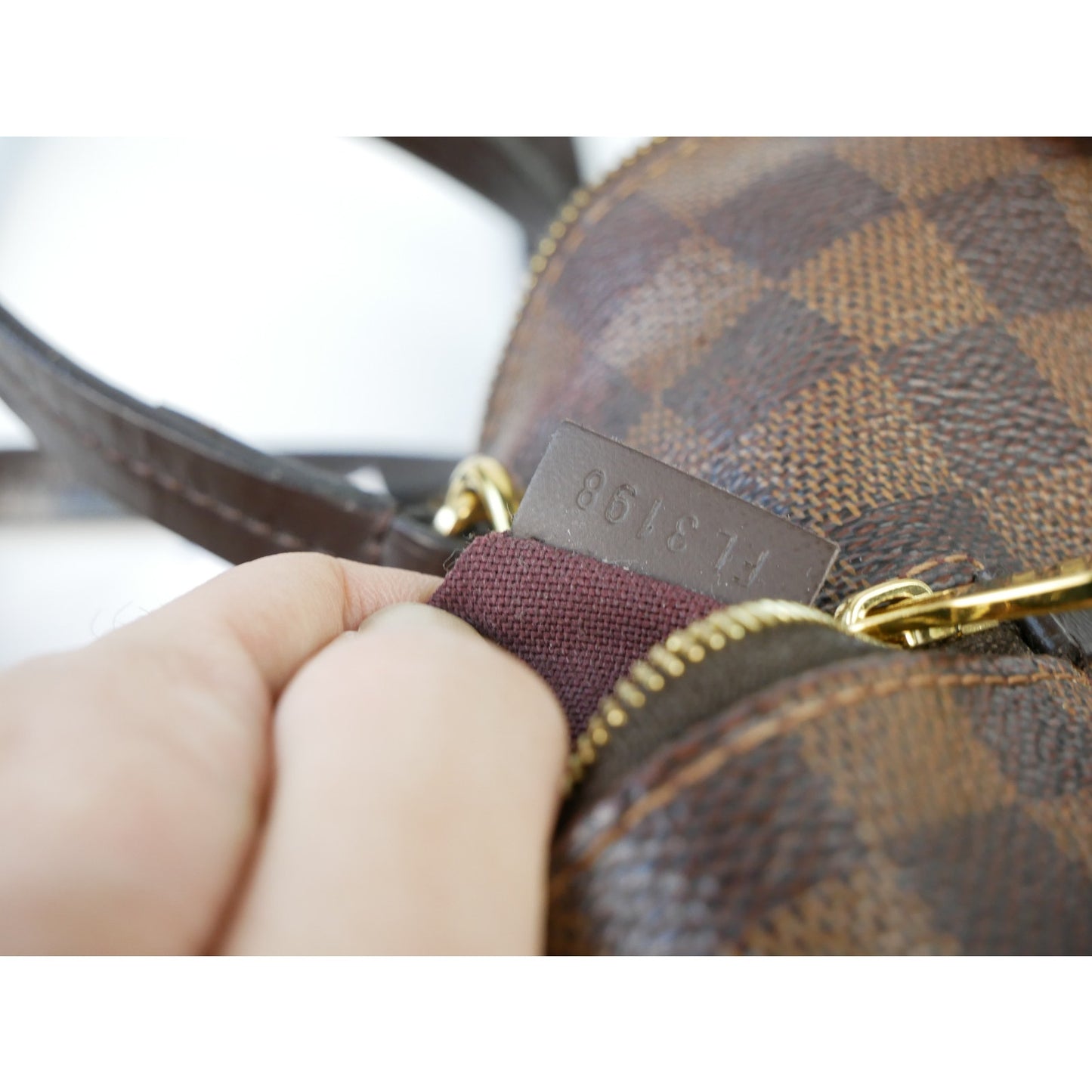 Louis Vuitton Brown Damier Ebene Lena MM