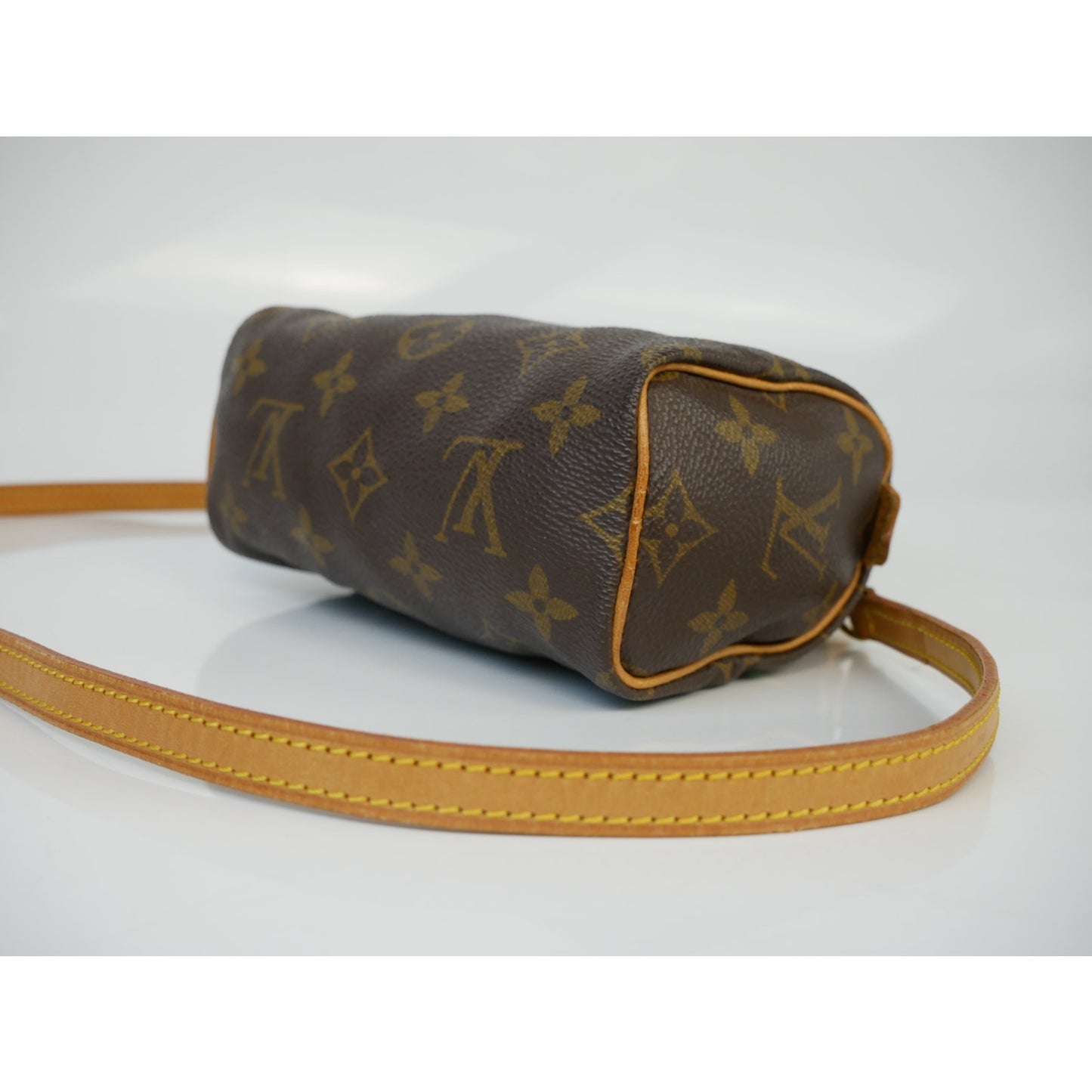 Louis Vuitton Nano Mini Speedy Shoulder Hand Bag