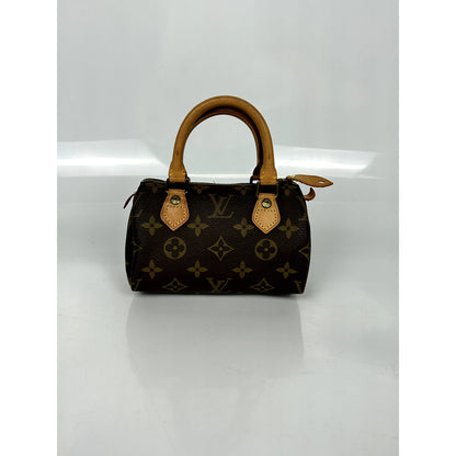 Louis Vuitton Brown Canvas Mini Speedy bag