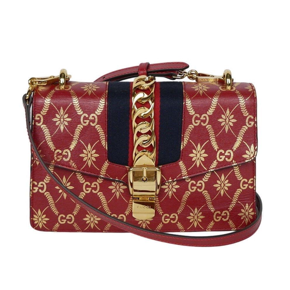 Gucci Sylvie Leather Crossbody Bag