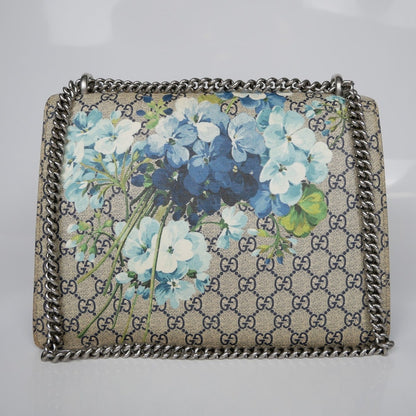 Gucci GG Blooms Dionysus Shoulder Bag (Blue)