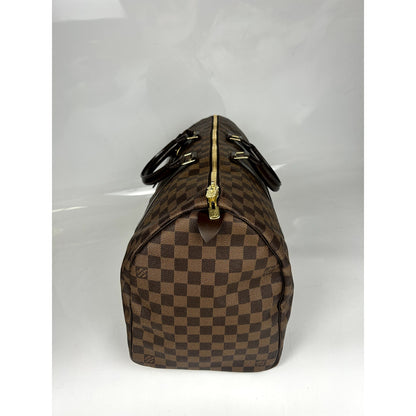 Louis Vuitton Damier Ebene Canvas Keepall 50 Bag