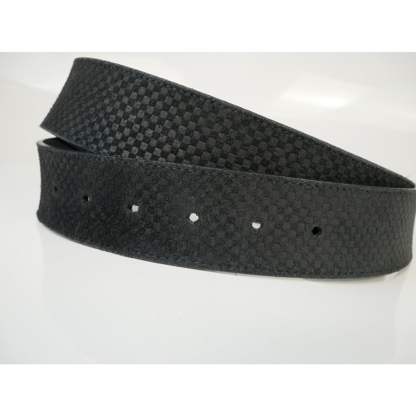 Louis Vuitton Black Mini Damier Suede LV Initiales Belt