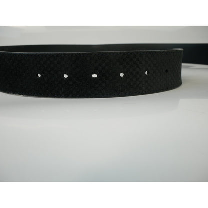 Louis Vuitton Black Mini Damier Suede LV Initiales Belt