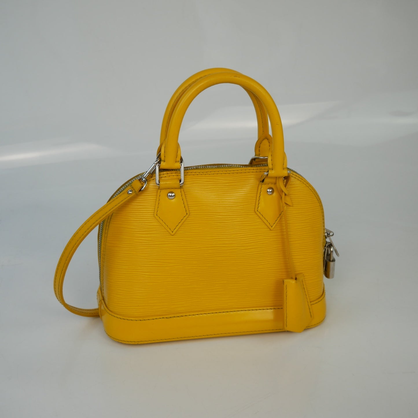 Louis Vuitton Yellow Epi Alma BB