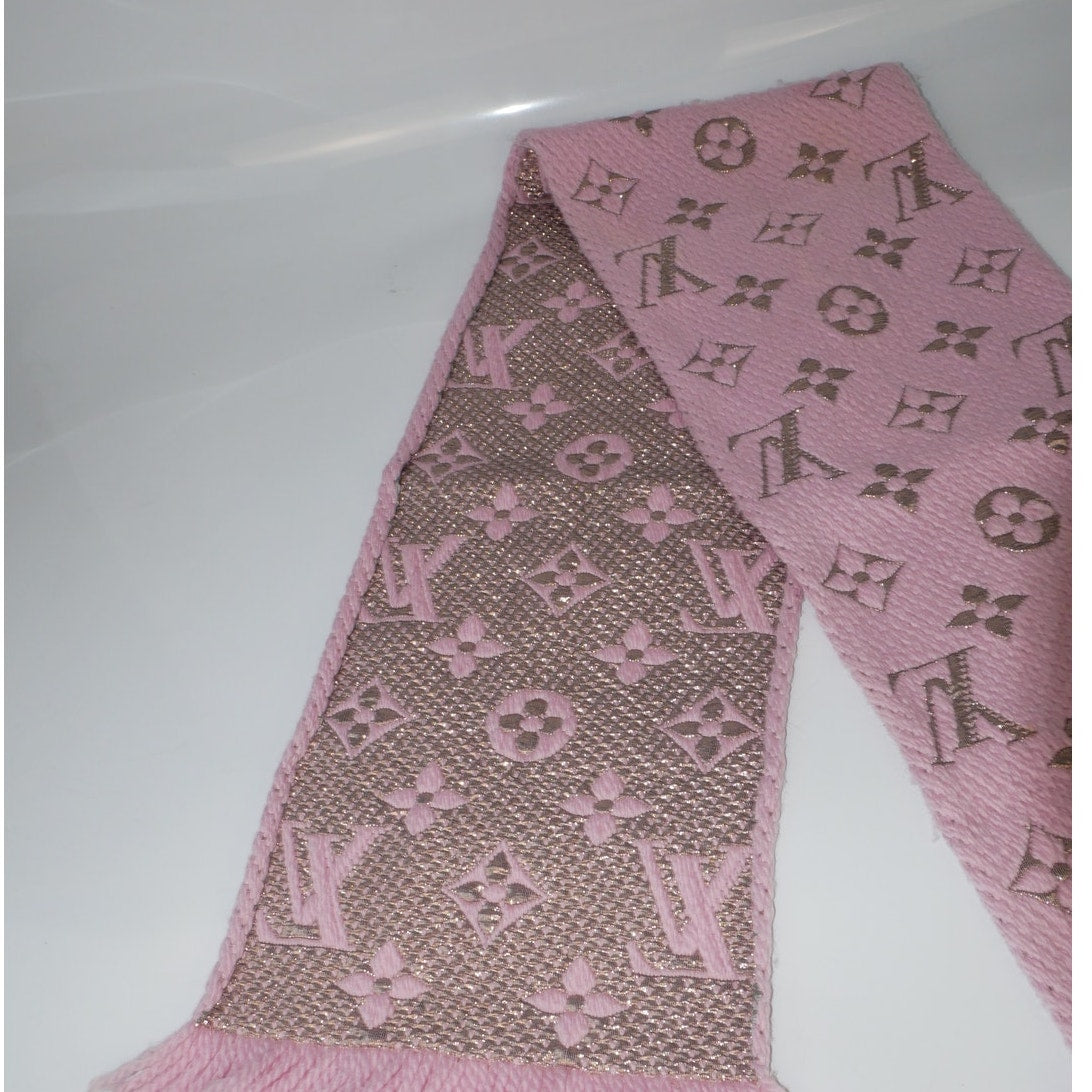 Louis Vuitton Rose Shine Scarf