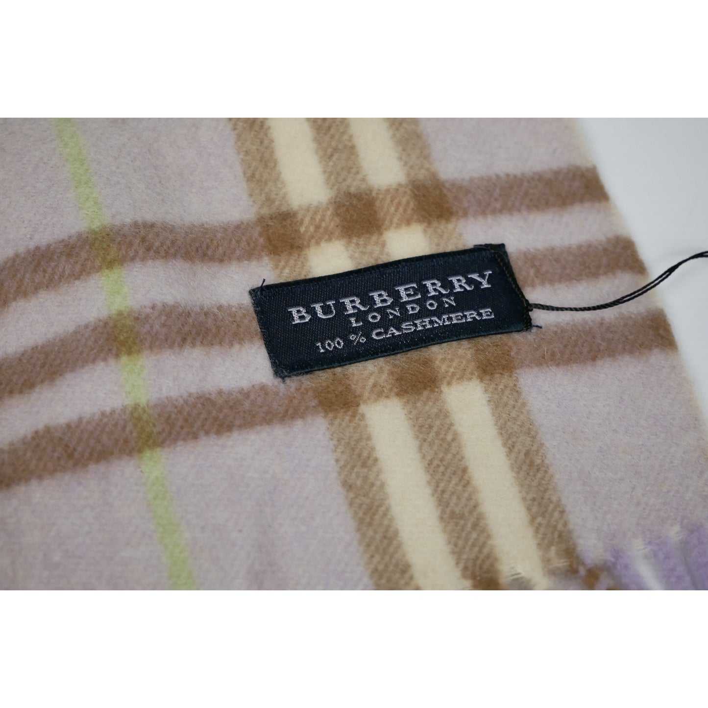 Burberry Blue Cashmere Scarf