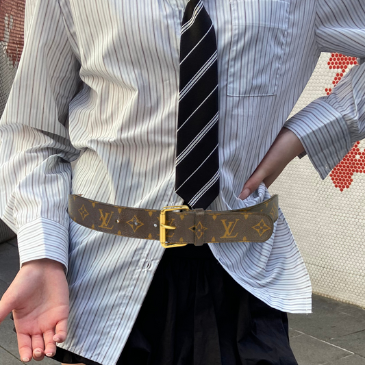 Louis Vuitton Ellipse Monogram Canvas Belt