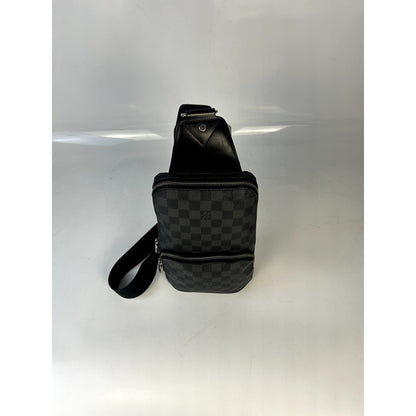 Louis Vuitton Black Damier Graphite Avenue Sling