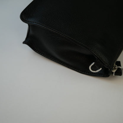 Prada Black Saffiano Clutch Bag