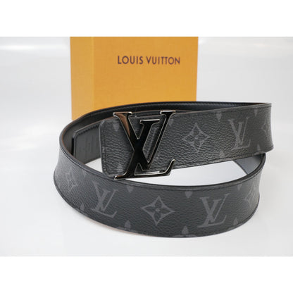 Louis Vuitton Monogram Eclipse Initiales Belt Black