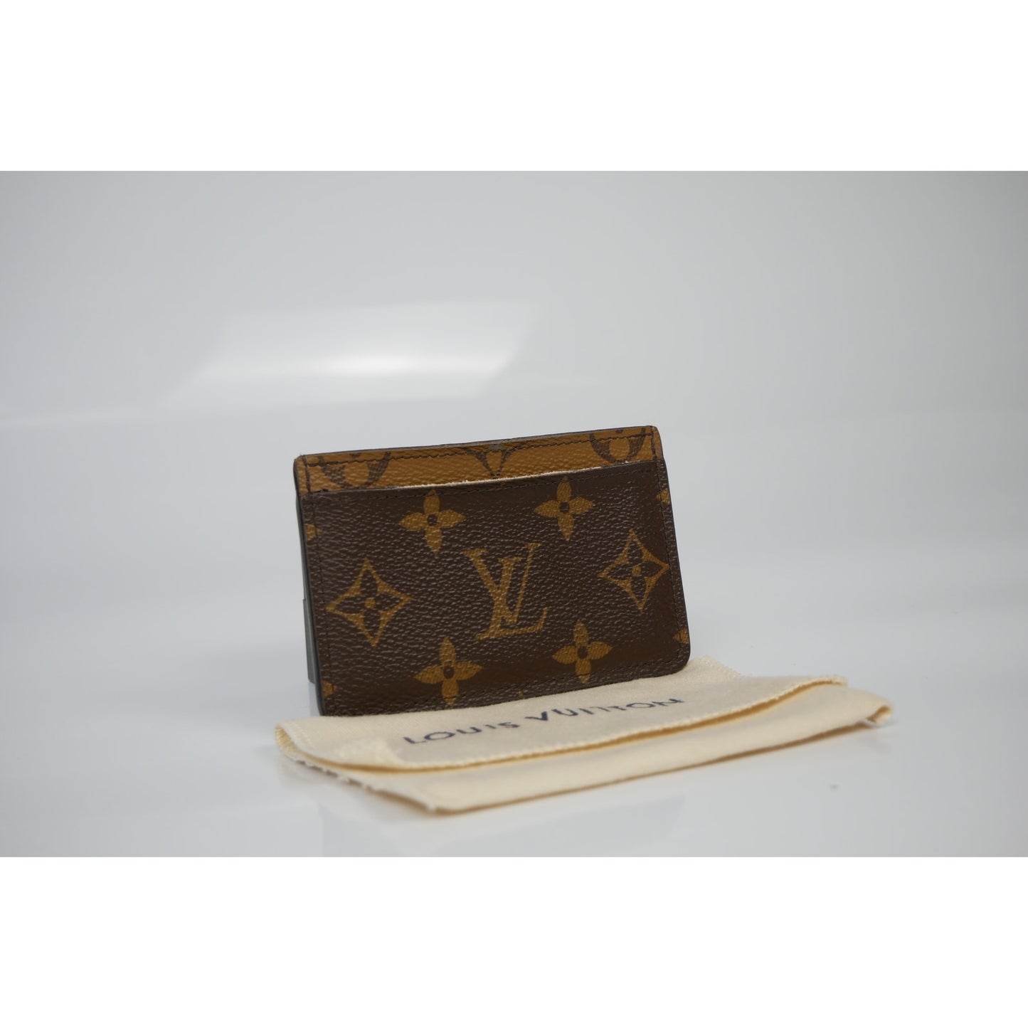 Louis Vuitton Monogram Reverse Porte Cartes Card Holder