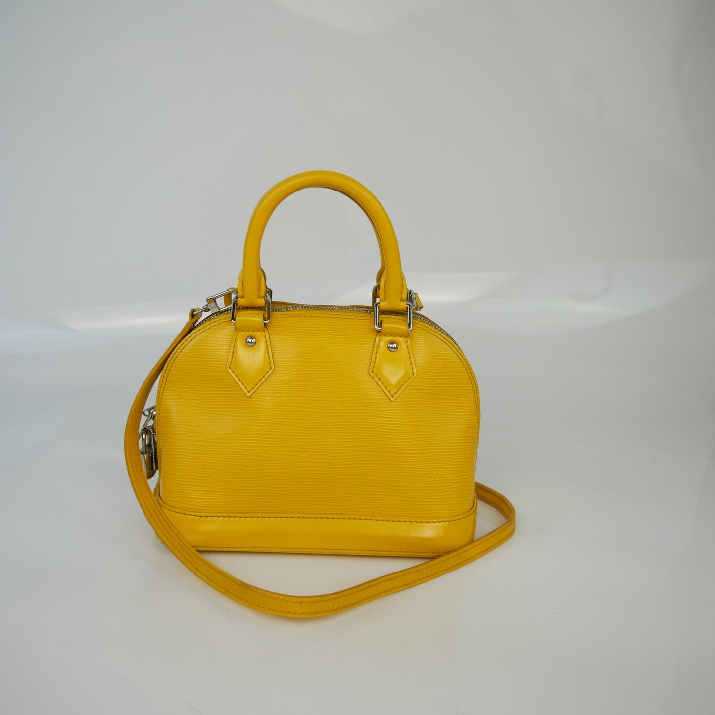 Louis Vuitton Yellow Epi Alma BB