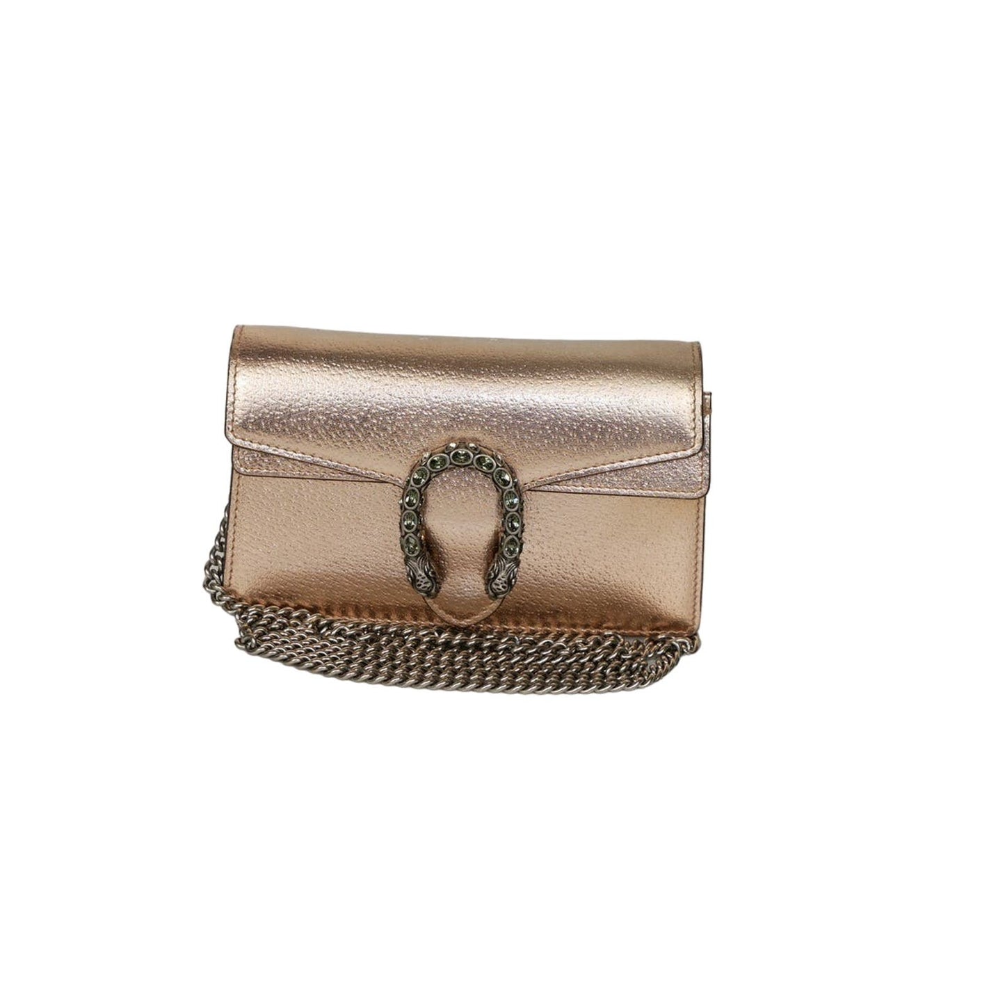 Champagne Metallic Dionysus Rose Pink Shoulder Crossbody Bag