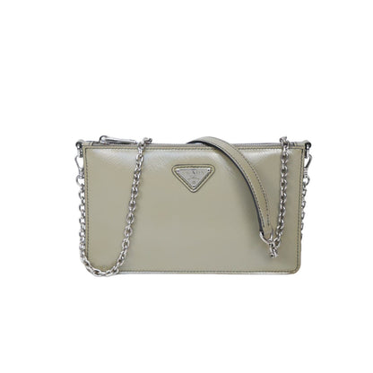 Prada Nube Leather Shoulder Crossbody