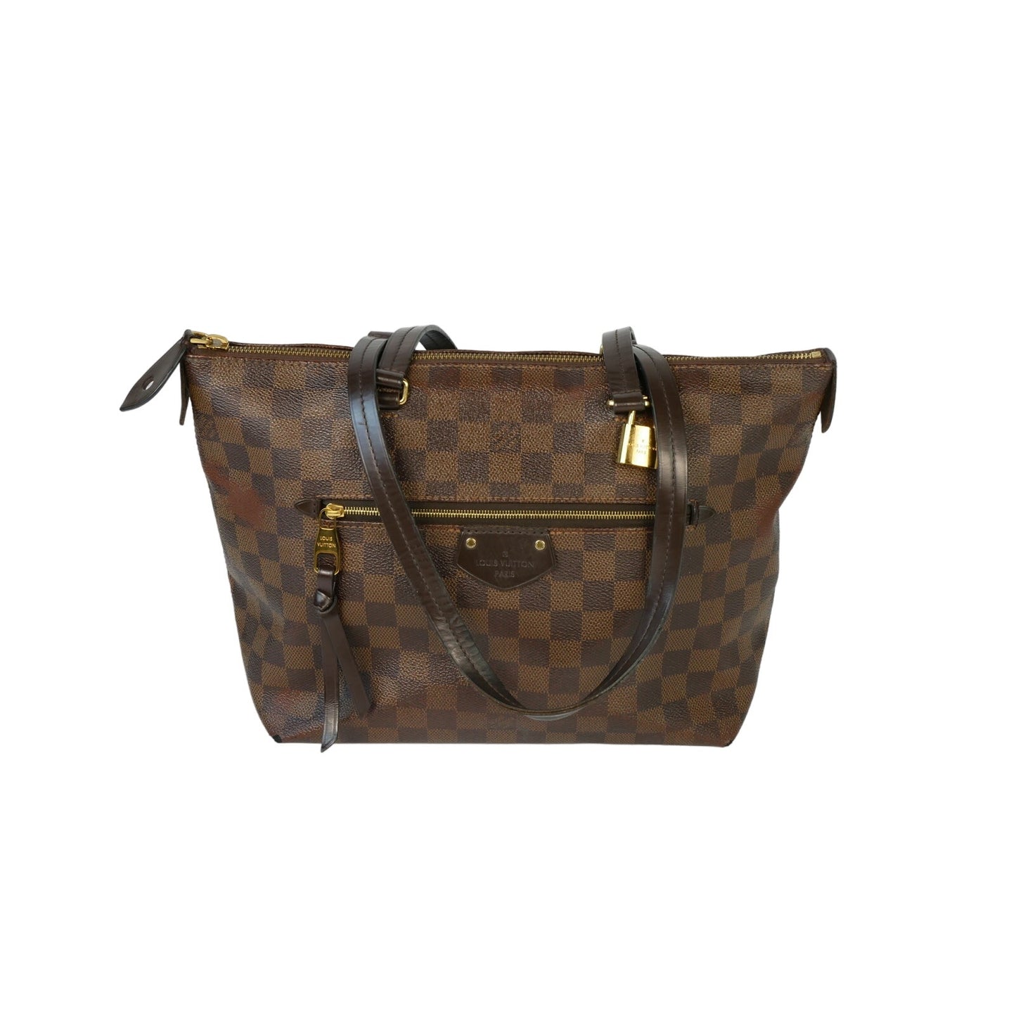 Louis Vuitton Brown Damier Ebene Lena MM