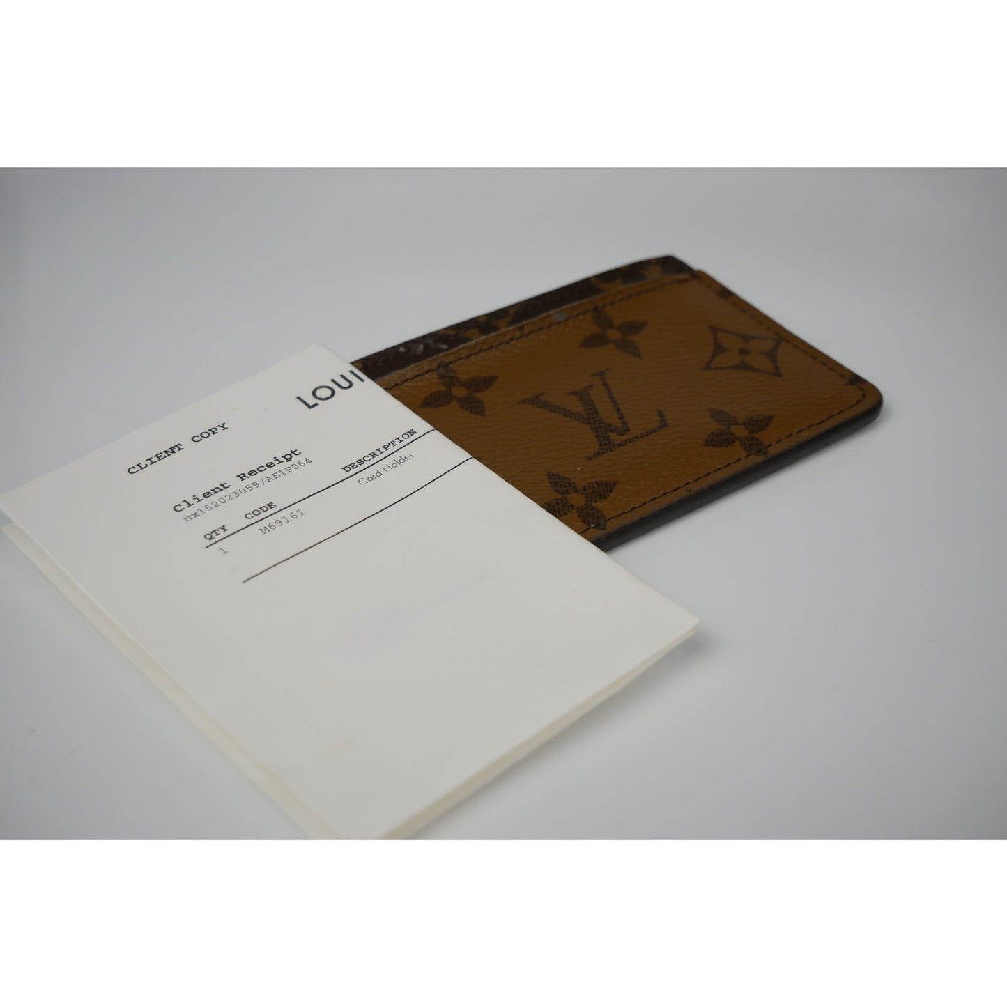 Louis Vuitton Monogram Reverse Porte Cartes Card Holder