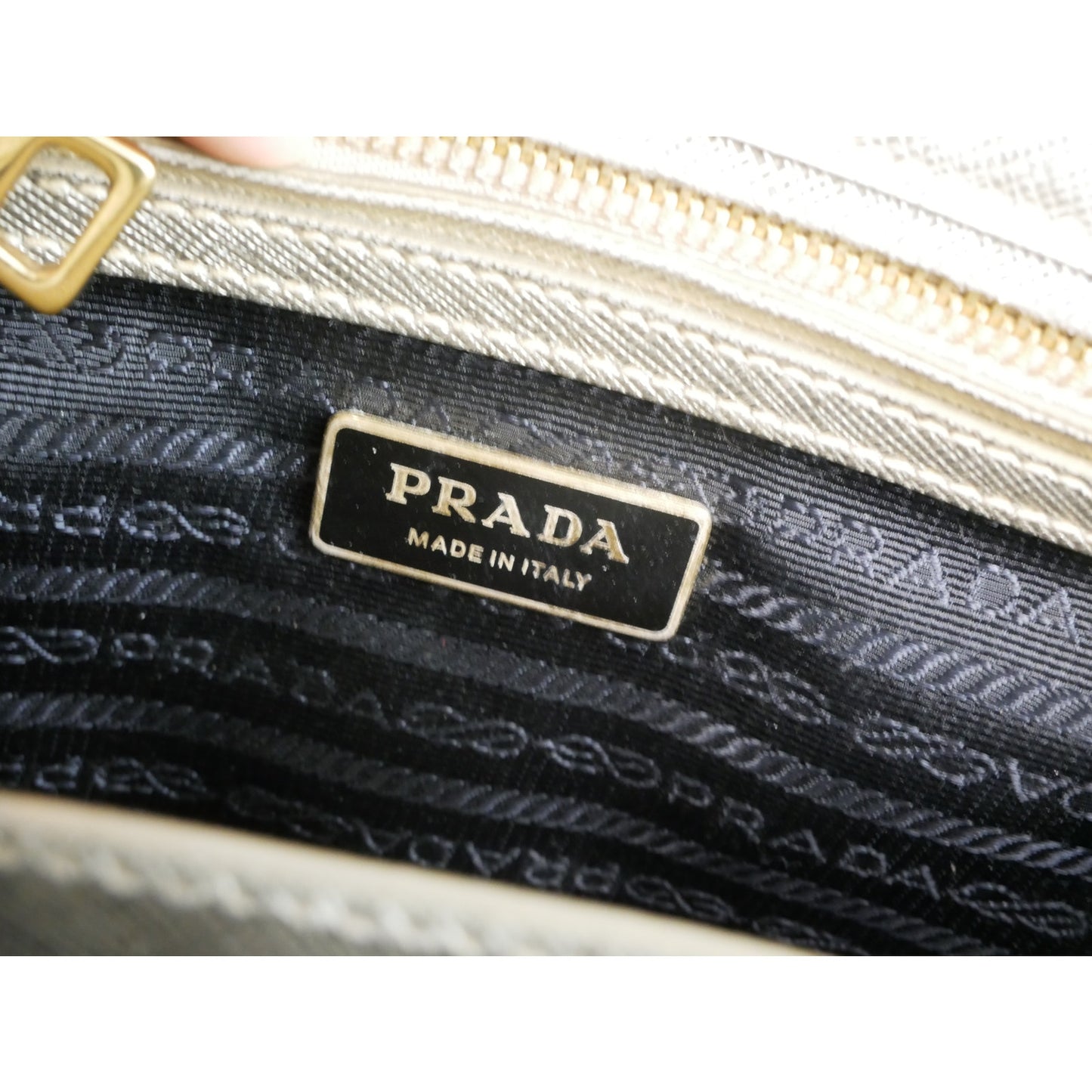 Prada Gold Lux Galleria Tote