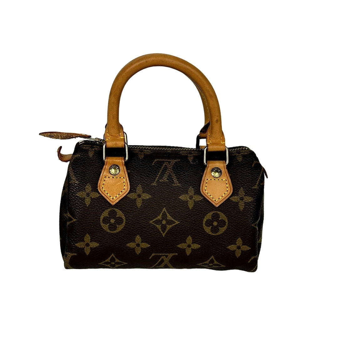 Louis Vuitton Brown Canvas Mini Speedy bag