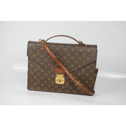 Louis Vuitton Monogram Porte-Documents Bandouliere Briefcase