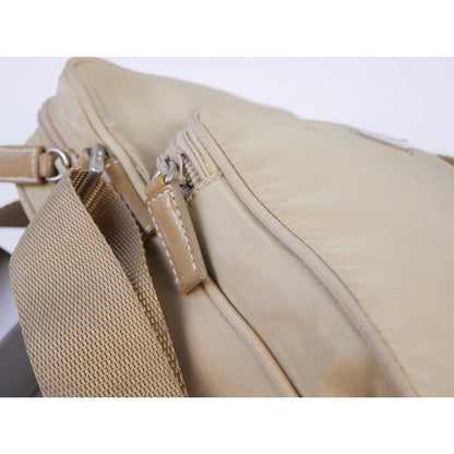 Prada Beige Nylon Shoulder Bag