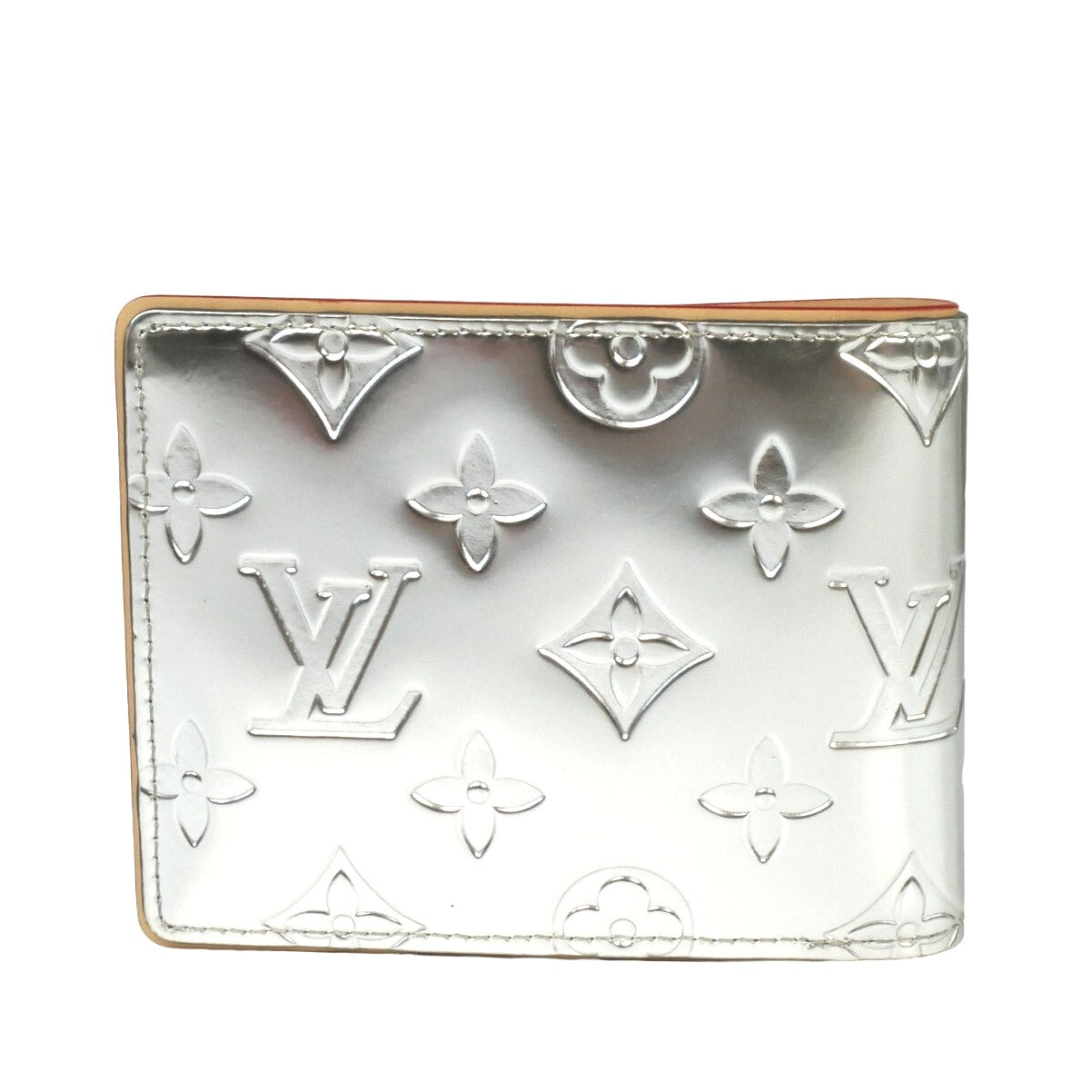 Louis Vuitton Mirror Portefeuille Slender Wallet Silver