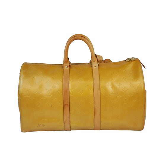 The Yellow Vernis Keepall 45