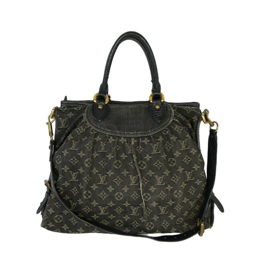 Louis Vuitton Black Denim Neo Cabby Tote