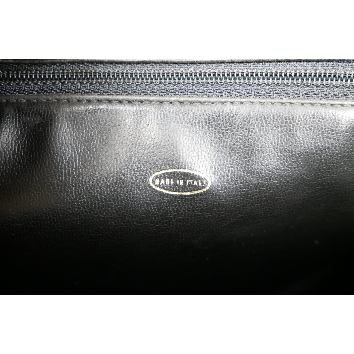 Chanel Black Matelasse Leather Diamond Briefcase