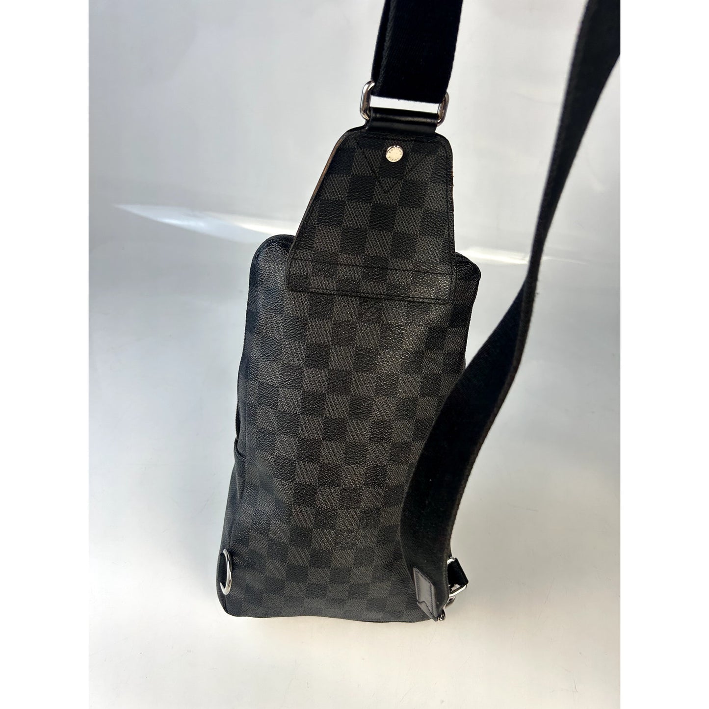 Louis Vuitton Black Damier Graphite Avenue Sling