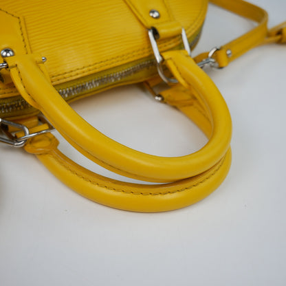 Louis Vuitton Yellow Epi Alma BB