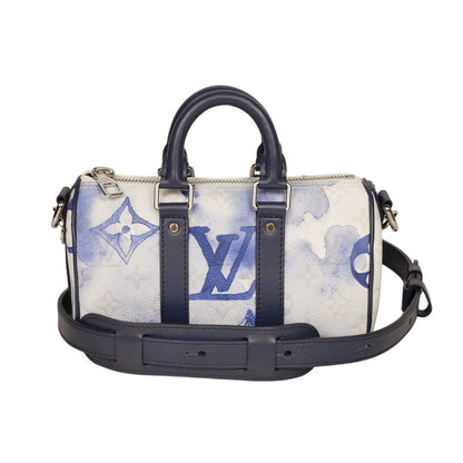 LV Monogram Watercolor City Keepall with Bandoulière XS