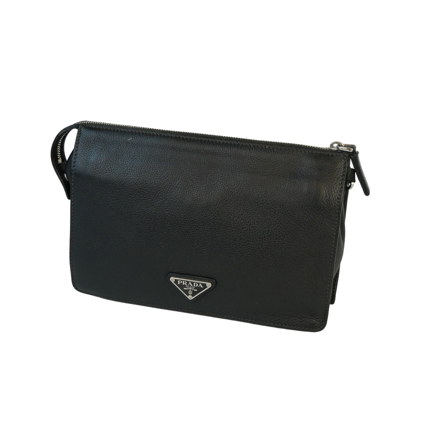 Prada Black Saffiano Clutch Bag