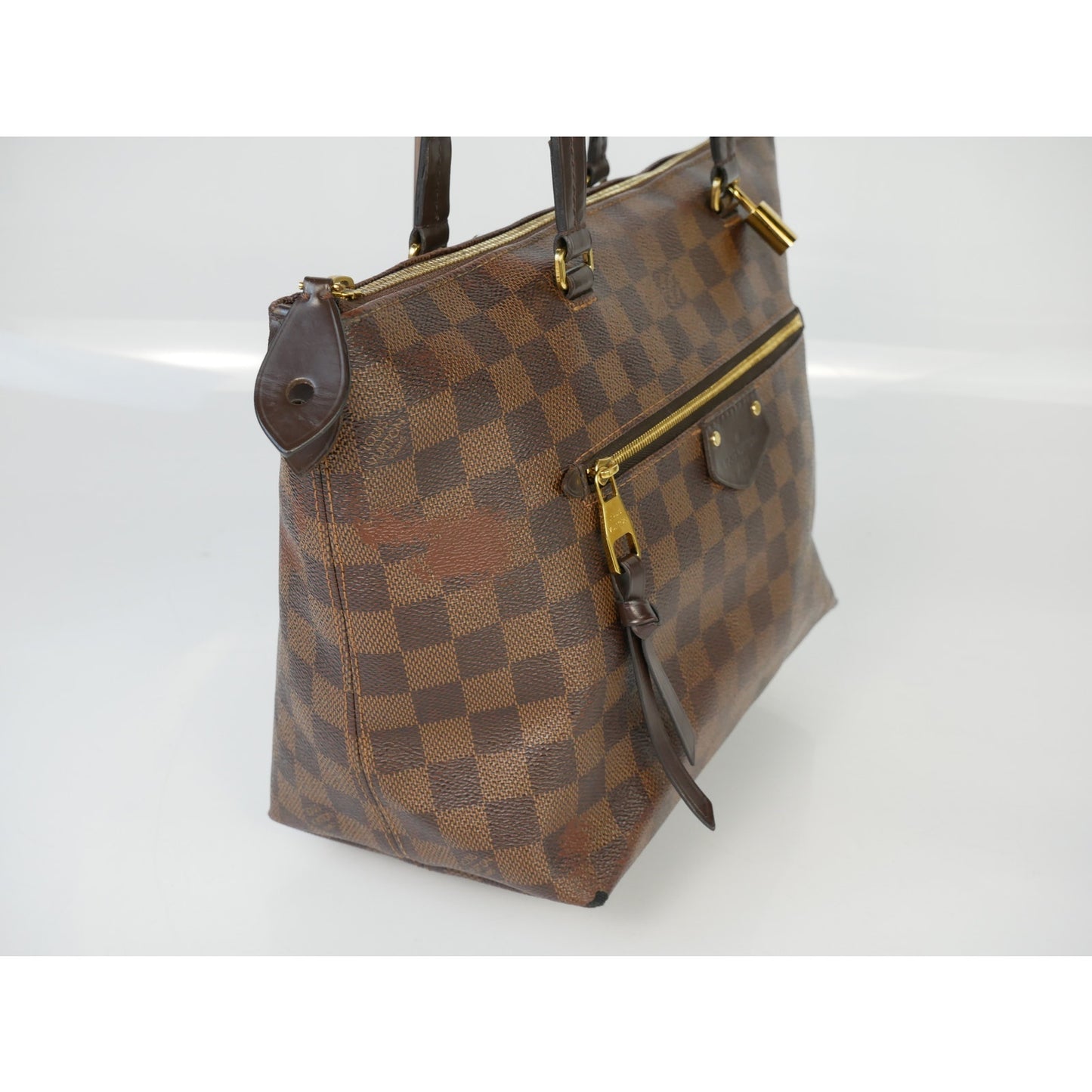 Louis Vuitton Brown Damier Ebene Lena MM