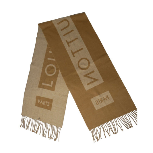 Louis Vuitton Brown Cashmere Baroda Scarf