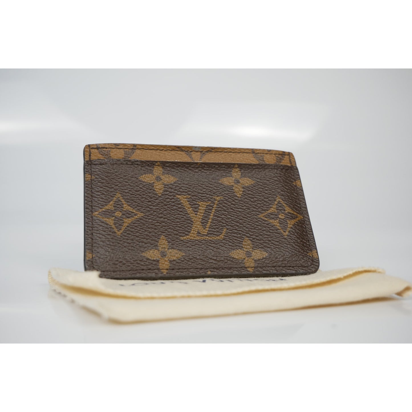 Louis Vuitton Monogram Reverse Porte Cartes Card Holder