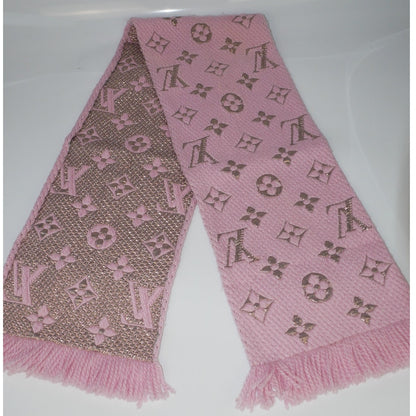 Louis Vuitton Rose Shine Scarf