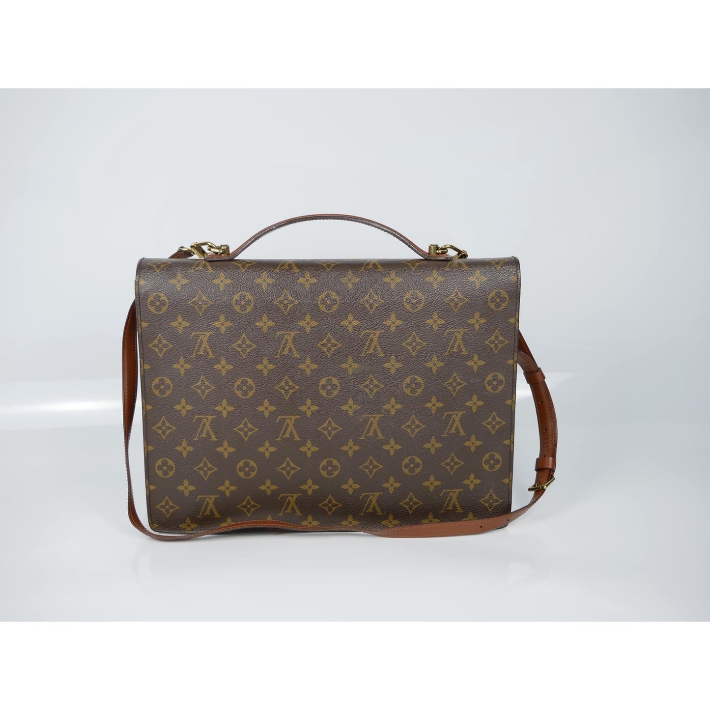 Louis Vuitton Monogram Porte-Documents Bandouliere Briefcase