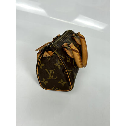 Louis Vuitton Brown Canvas Mini Speedy bag