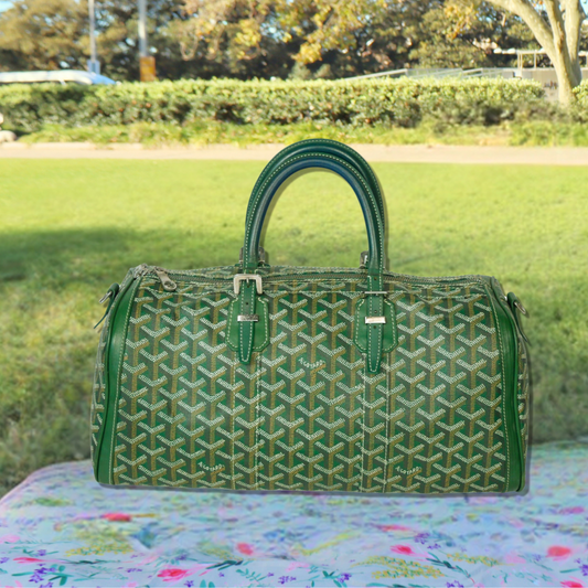 Goyard Green Travel Bag Croisiere