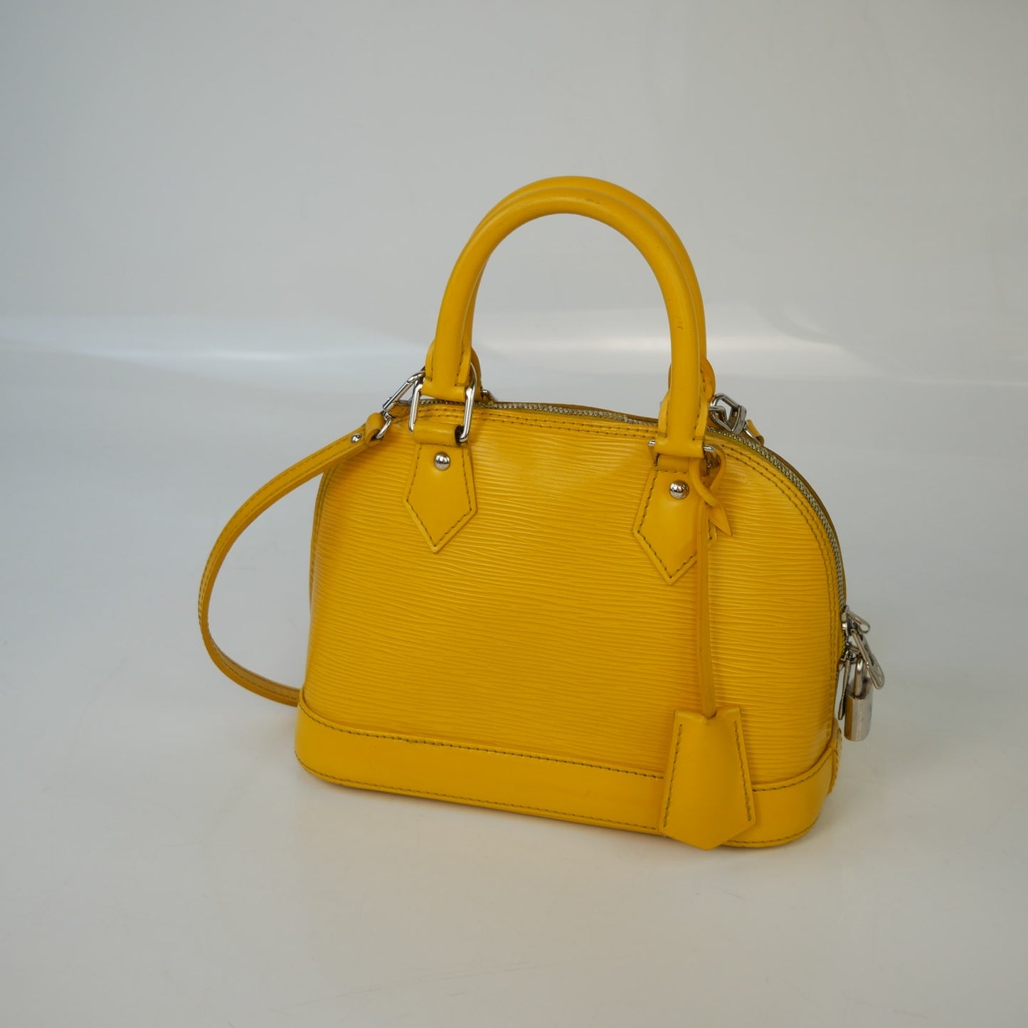 Louis Vuitton Yellow Epi Alma BB