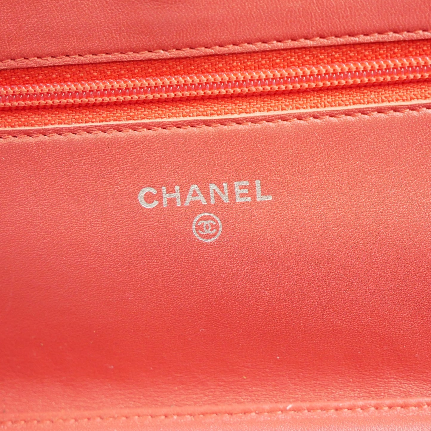 Chanel Quilted Patent Leather Wallet-on-Chain Bag